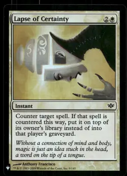 FOIL LAPSE OF CERTAINTY THE LIST REPRINTS MAGIC: THE GATHERING LP - Image 1