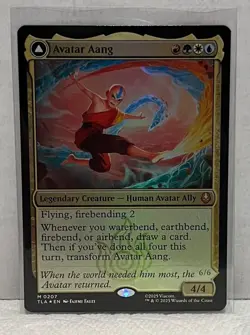 Avatar Aang, Aang Master of Elements FOIL Avatar: The Last Airbender MTG - Image 2