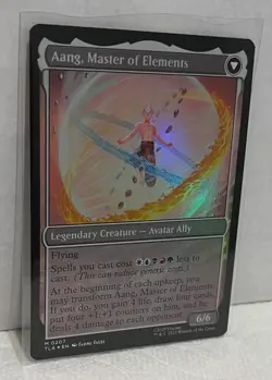 Avatar Aang, Aang Master of Elements FOIL Avatar: The Last Airbender MTG - Image 3