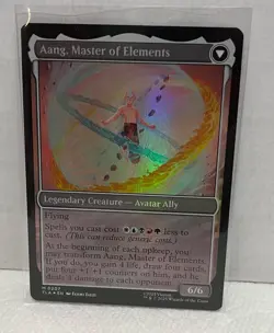Avatar Aang, Aang Master of Elements FOIL Avatar: The Last Airbender MTG - Image 4