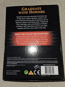 Magic Strixhaven Collector Booster Pack New Factory Sealed Box School Of Mages - Image 2