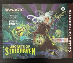 MTG Secrets of Strixhaven Collector Booster Omega Pack Factory Sealed 🚚✅ - Image 1