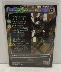Dion, Bahamut's Dominant Borderless Surge Foil Final Fantasy Magic the Gathering - Image 2