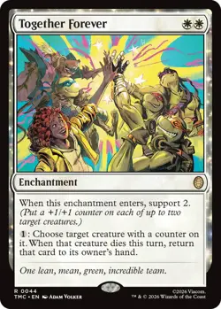 Together Forever 44 TMC Teenage Mutant Ninja Turtles MTG Magic NM - Image 1