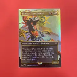 Pantlaza, Sun-Favored (Borderless) Commander: the Lost Caverns of Ixalan Foil - Image 1
