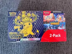 Pokemon Surging Sparks ETB & Booster Bundle Costco 2-pack. Factory Sealed - Image 1