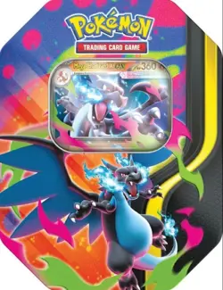 Pokemon Mega Charizard Tin - 1 Charizard X or Y At Random - Factory Sealed - Image 3