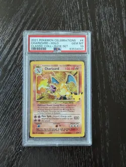 2021 POKEMON SWSH CELEBRATIONS CLASSIC COLLECTION #4/102 CHARIZARD PSA 10 - Image 1