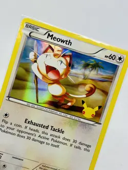 Meowth 20th Anniversary Generations Promo Pokemon Card 53/83 Sealed TCG - Image 2