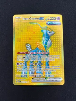 Iron Crown ex #216/162 Hyper Rare - Pokemon Temporal Forces - Near Mint English - Image 1