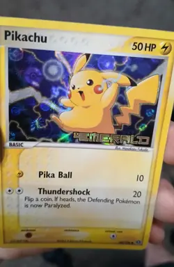 Pikachu 60/106 Pokemon EX Emerald Reverse Holo Stamped 2005 - Lightly Played - Image 4