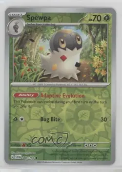 Spewpa Reverse Foil Pokemon SV01: Scarlet & Violet #009 - Image 1