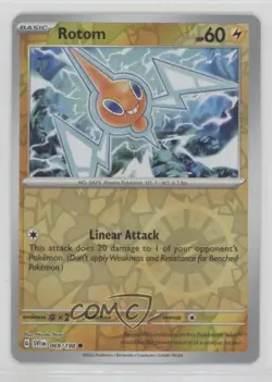 Rotom Reverse Foil Pokemon SV01: Scarlet & Violet #069 - Image 1