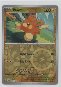 Pawmi Reverse Foil Pokemon SV01: Scarlet & Violet #074 - Image 1