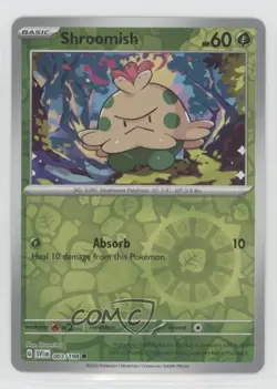 Shroomish Reverse Foil Pokemon SV01: Scarlet & Violet #003 - Image 1