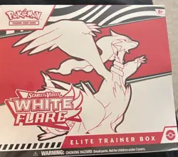 Pokemon TCG: Scarlet & Violet - WHITE FLARE Elite Trainer Box FACTORY SEALED ETB - Image 1