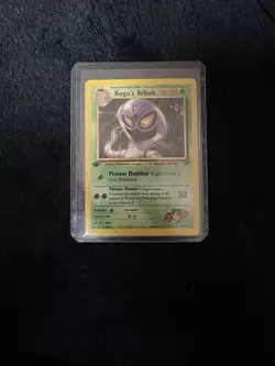 Pokemon Cards: Gym Challenge 1st Edition Rare: Koga's Arbok 25/132 (NM-) - Image 1