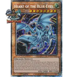 Yugioh! 1x Heart of the Blue-Eyes MP25-EN013 Starlight Rare 1st Ed NM - Image 1