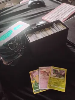 pokemon collection, 399 pokemon cards and 3 yugioh cards. - Image 5