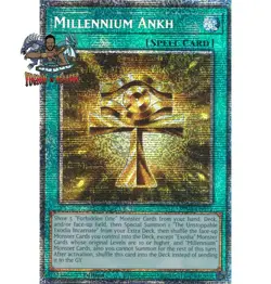 Yugioh! 1x Millennium Ankh MP25-EN011 Starlight Rare 1st Ed NM - Image 1