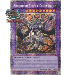 Yugioh! 1x Mementomictlan Tecuhtlica - Creation King MP25-EN010 Starlight Rare - Image 1
