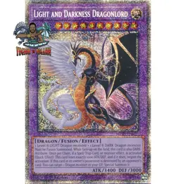 Yugioh! 1x Light and Darkness Dragonlord MP25-EN009 Starlight Rare 1st Ed NM - Image 1