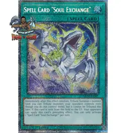 Yugioh! 1x Spell Card "Soul Exchange" MP25-EN007 Starlight Rare 1st Ed NM - Image 1