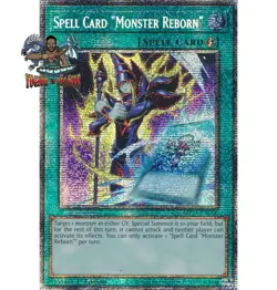 Yugioh! 1x Spell Card "Monster Reborn" MP25-EN006 Starlight Rare 1st Ed NM - Image 1