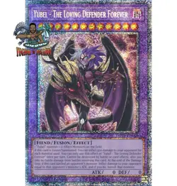 Yugioh! 1x Yubel The Loving Defender Forever MP25-EN001 Starlight Rare 1st Ed NM - Image 1