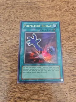 Premature Burial PSV-037 Pharaoh's Servant Unlimited Edition Yugioh Trading Card - Image 1