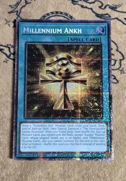 Yugioh Millennium Ankh MP25-EN011 1st Edition Starlight Rare NM - Image 1
