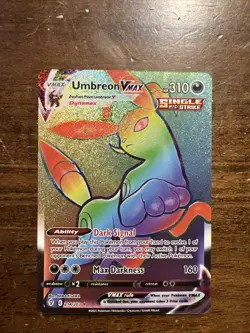 Umbreon VMAX Single Strike Pokemon Card - Holo Rare 310 HP - Image 1
