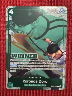 One Piece Card Game TCG Roronoa Zoro EB02-019 Winner Pack 2025 Vol. 3 - Image 2