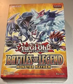 Yu-Gi-Oh! Battles of Legend Monster Mayhem Box 4 PK with 1 Field Center Card - Image 1