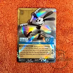 Disney Lorcana Oswald The Lucky Rabbit 06/D23 | D23 Promo | SAFE 📦 SHIP - Image 1