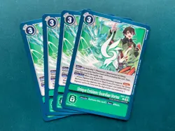 Unique Emblem Guardian Vortex EX11-072 Playset Dawn of Liberator Digimon Card x4 - Image 1
