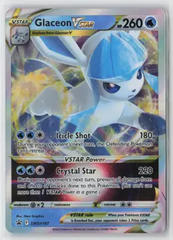Glaceon VSTAR - Holo Promo SWSH: Sword & Shield Promo Cards SWSH197 NM - Image 1