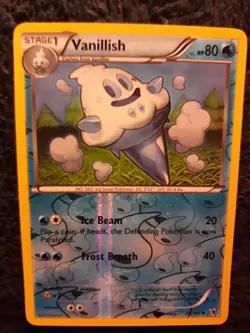 Vanillish Noble Victories Set 28/101 Reverse Holo Pokemon Card. - Image 1