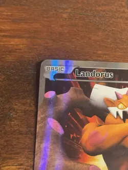 Landorus BW43 Black & White Full Art Black Star Promo Holo Pokemon Card - Image 2