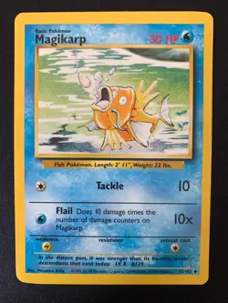 MAGIKARP - 035/102 - BASE SET - POKEMON CARD - LP - Image 1
