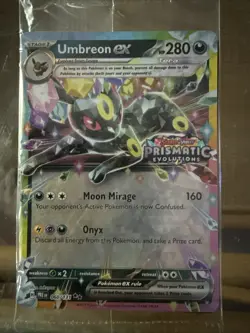 Pokemon TCG Umbreon EX 060/131 Double Rare Holo Card Prismatic Evolutions - Image 1