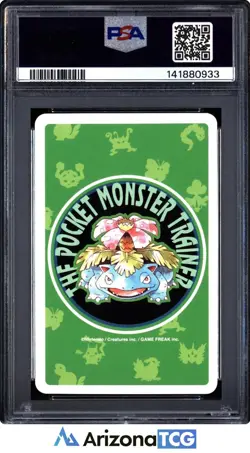 Pokemon 1996 Geodude 074 2 Of Clubs Green Playing Card Japanese GEM MINT PSA 10 - Image 2