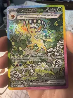 Pokemon TCG Leafeon EX Prismatic Evolutions Special Illustration Card 144/131 - Image 2