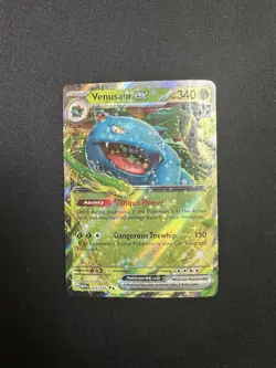 Venusaur EX 003/165 SV Mew: Scarlet & Violet 151 Holo Pokemon Card - Image 1