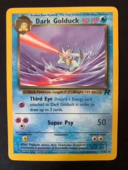 DARK GOLDUCK - 37/82 - TEAM ROCKET - POKEMON CARD - LP - Image 1