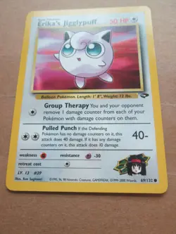 Erika's Jigglypuff - 69/132 - Common WOTC TCG—Gym Challenge Pokemon Card - Image 5
