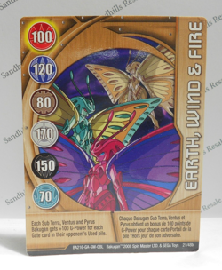 Bakugan Card - Earth, Wind & Fire - Copper Gate Card - BA216 - 21/48b - 2008 - Image 1