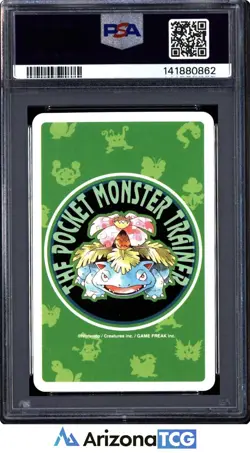 Pokemon 1996 Raticate 020 3 Of Clubs Green Playing Cards Japanese GEM MT PSA 10 - Image 2