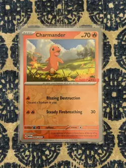 Pokemon TCG Charmander Scarlet & Violet GameStop Promo Card 004/165 NM - Image 1