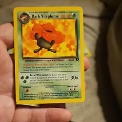 Pokemon Dark Vileplume Team Rocket Rare 30/82 60 HP Stage 2 Regular English Card - Image 3